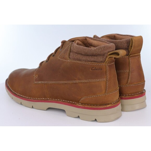 Clarks Varick Hill $150 Men\'s Chukka Boots Size 12 M Leather Tan main image 4